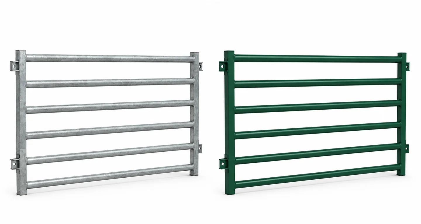 Livestock fence on a ranch