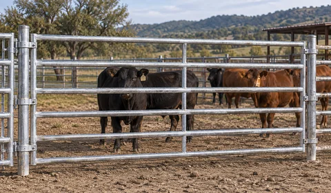 6-Rail Livestock Panel