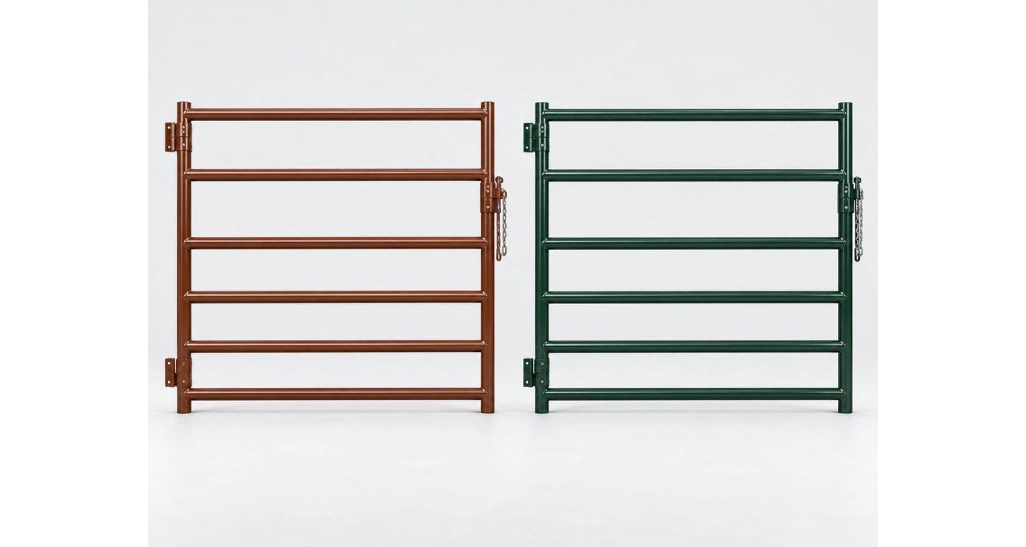 Livestock Frame Gate dual-finish view