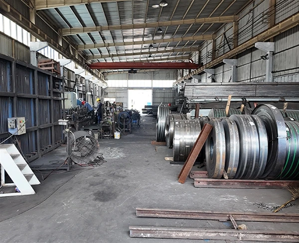 Steel coil material for livestock feeding equipment production